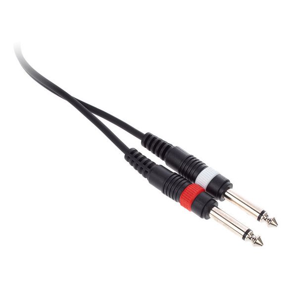 Swift Eventverleih Audio-Kabel 3m 2x 6,3 mm Klinke / Cinch